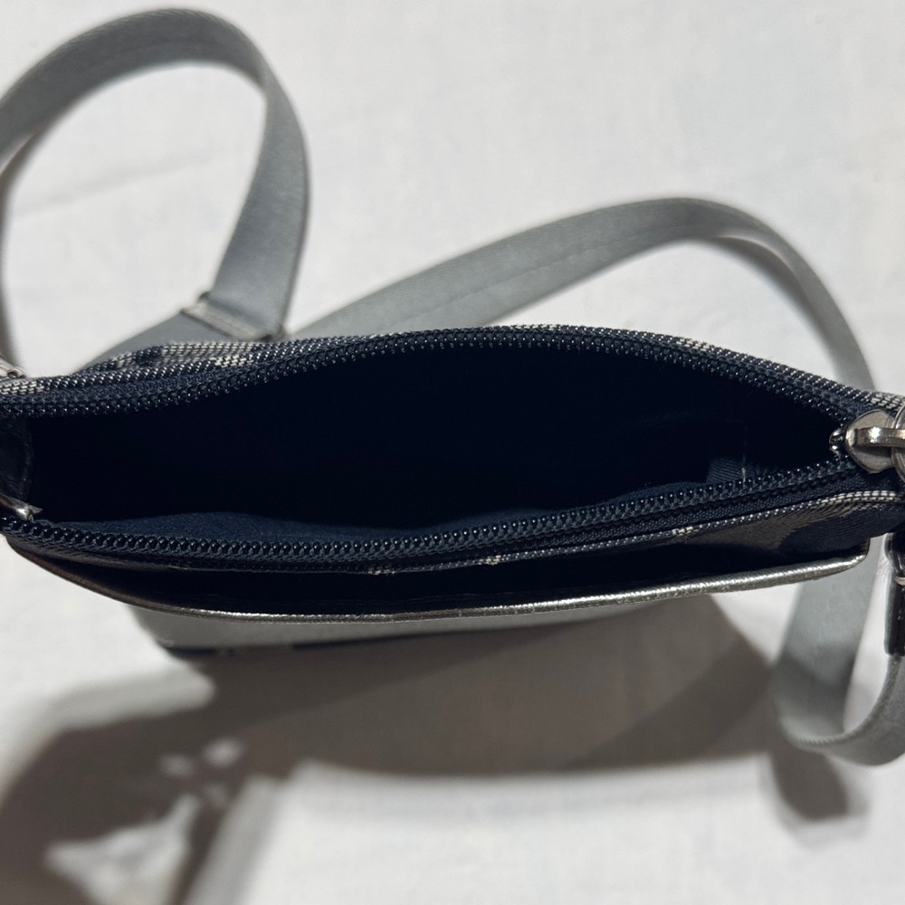 Coach Crossbody Bag in Black and Silver - Picture 4 of 6
